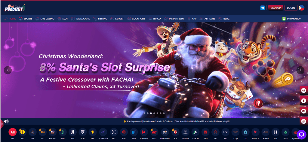 pesobet homepage