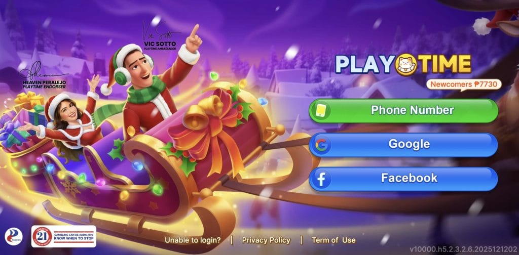 playtime casino philippines christmas promo