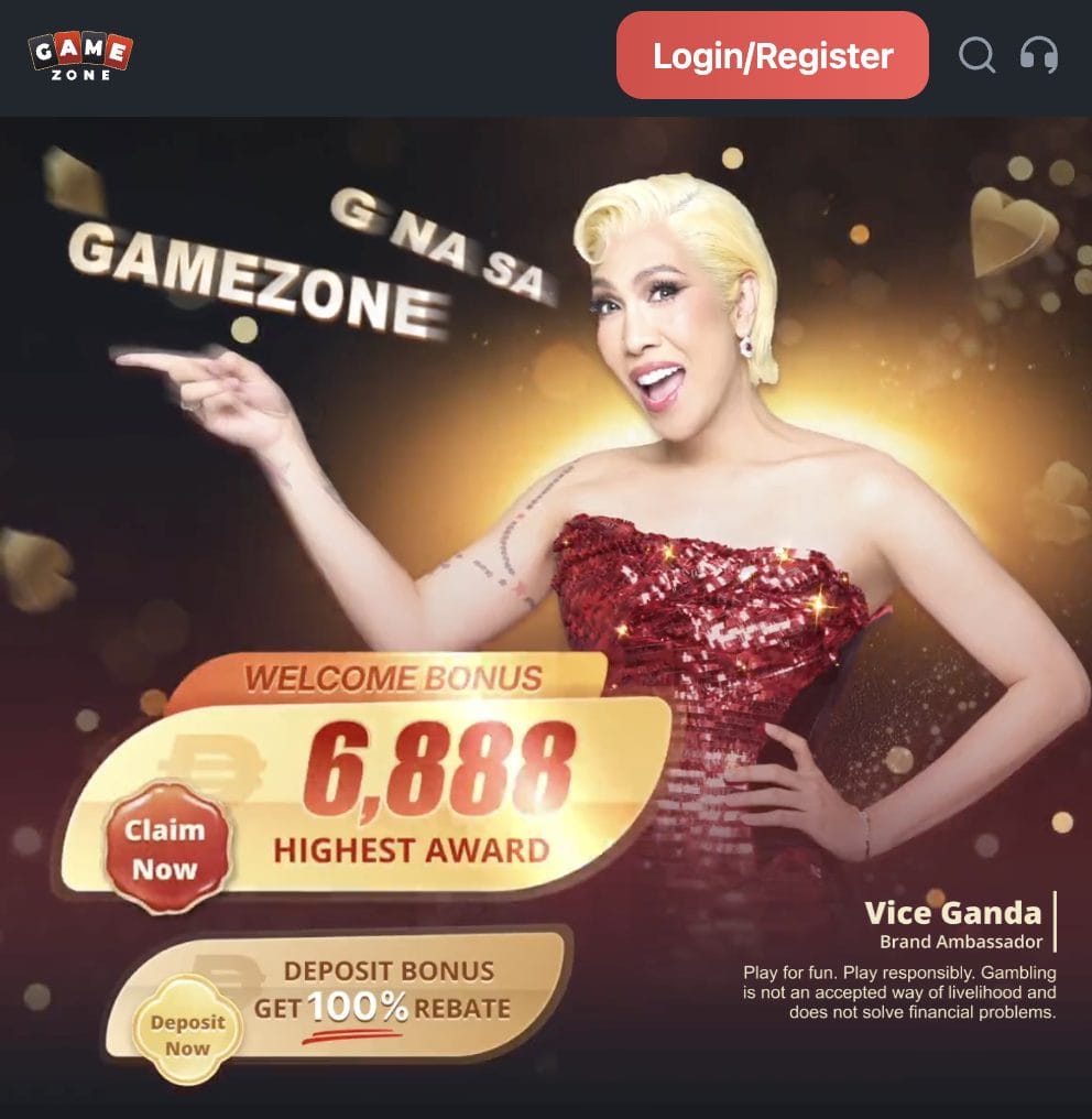 GameZone Casino ambassador Vice Ganda
