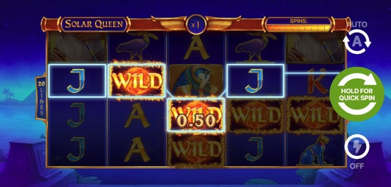 solar queen slot